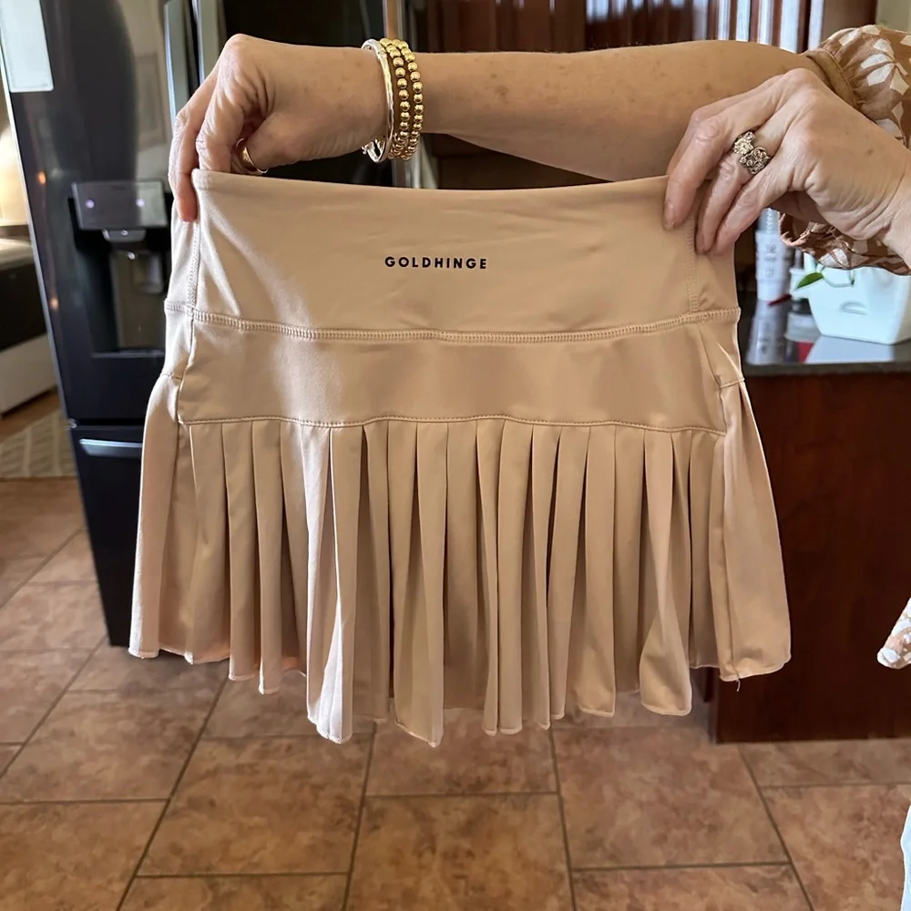 Creme Gold Hinge Skirt - Size xs - Picture 2 of 2